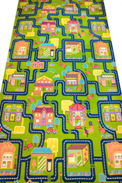 BABY 6046 20695 Яркие детские ковры из полипропилена со стандартным ворсом 10мм средней плотности 352 тыс узлов 242х363