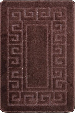 ETHNIC 2518 pc1 20117 Килимки в ванну ETHNIC - в комплекті (2pc) і без (1pc) Синтетичні на латексній основі 242х363