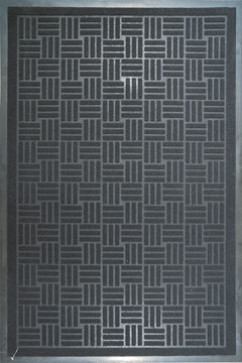 PANTERA 9 21101 Придверні (брудозахиснi) килимки на гумовій основі, загальна висота 3 мм, поліпропілен. Зроблені в Узбекистані 242х363