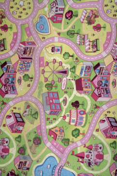 SWEET TOWN 26 16205 Ковролін з невисоким ворсом. Послужить ігровим майданчиком для дитячих кімнат і установ. 242х363