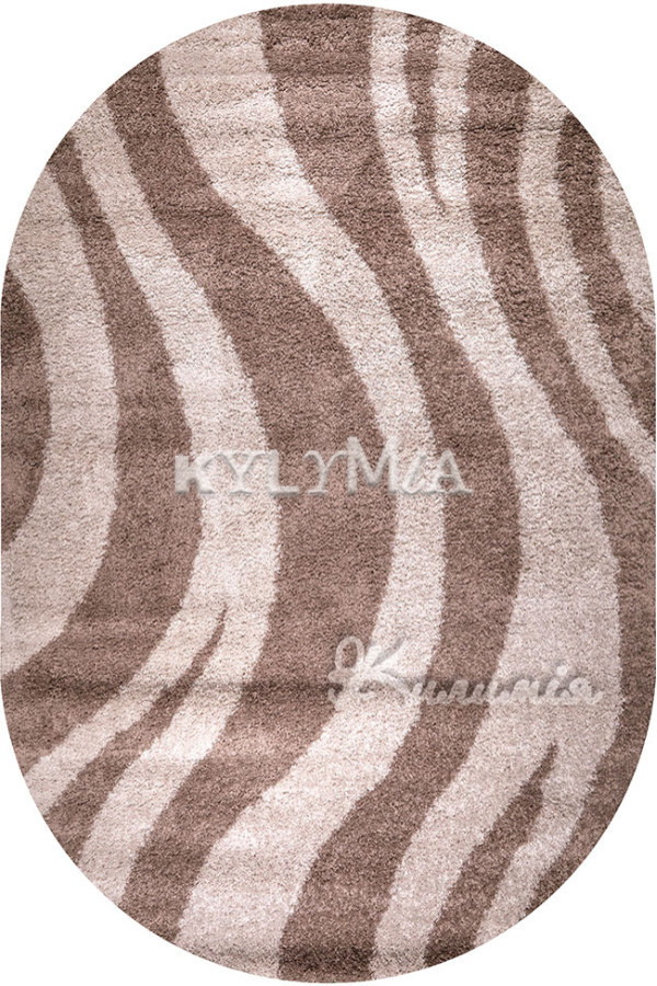 Килим SHAGGY BRAVO 1846 dbrown-beige
