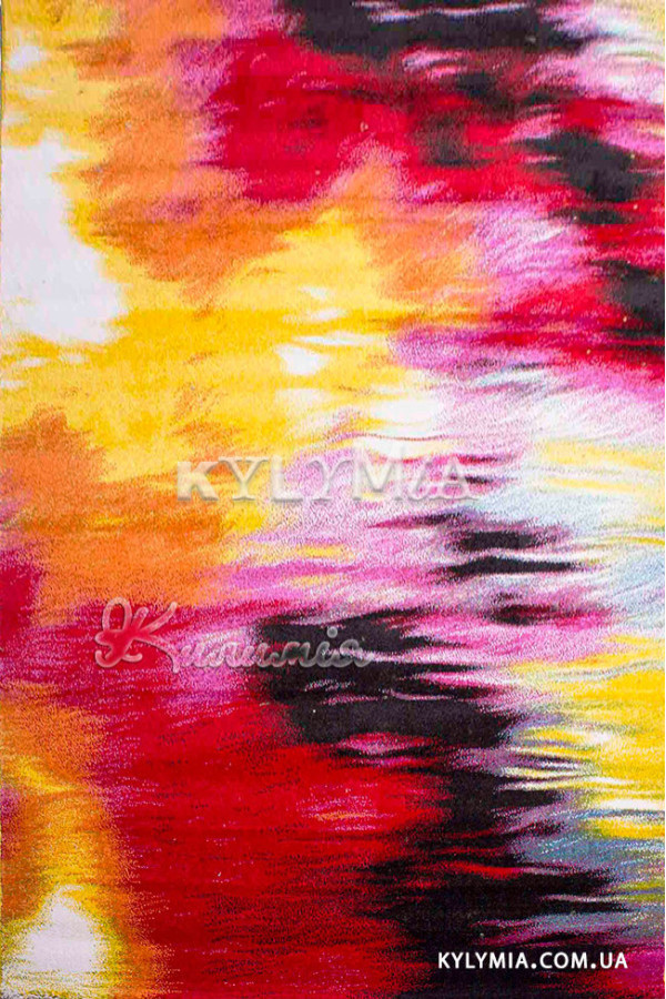 Килим AMORE AI09A white-yellow