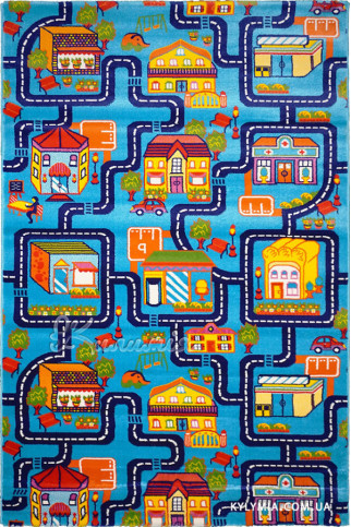 BABY 6046 20660 Яркие детские ковры из полипропилена со стандартным ворсом 10мм средней плотности 352 тыс узлов 322х483