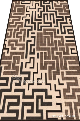 NATURALLE 19202 21366 Тонкие безворсовые ковры - циновки. Без основы, ворс 3мм, влагостойкая нить BCF. Для кухонь, коридоров, террас 322х483