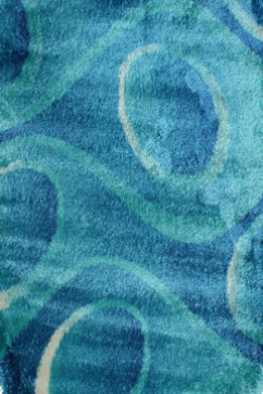 BUTIK 0088 14330 Високоворсний килим з поліпропілену і поліестеру з рельєфним візерунком. Добре чиститься пилососом 242х363