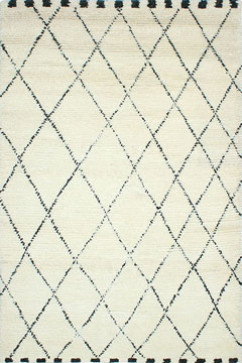 CHAK white-white 17302 Индийский натуральный шерстяной ковер ручного плетения в натуральных красках.Теплый, добротный. 242х363