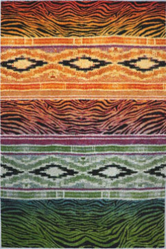 KOLIBRI 11330 18760 Сучасні килими на тканій основі, ворс середній - 9 мм, вага 2,2 кг/м2, нитка - фрiзе. У дитячу, вітальню і спальню. Зроблені в Україні 242х363