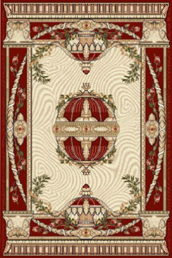 LOTOS 1513 18988 Сучасні килими на тканій основі, ворс середній - 9 мм, вага 1,8 кг/м2, нитка - хіт сет. У дитячу, вітальню і спальню. Зроблені в Україні 242х363