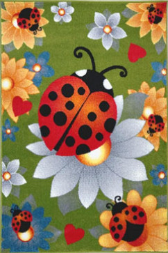 KOLIBRI 11470 19393 Сучасні килими на тканій основі, ворс середній - 9 мм, вага 2,2 кг/м2, нитка - фрiзе. У дитячу, вітальню і спальню. Зроблені в Україні 242х363