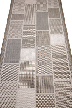 FLAT 4826 4 20297 Безворсовые ковровые дорожки (рогожка) - не боятся влаги, легки в мойке и чистке 242х363