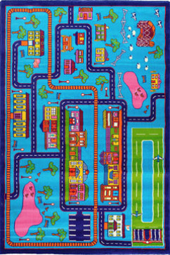 BABY 2068 20648 Яркие детские ковры из полипропилена со стандартным ворсом 10мм средней плотности 352 тыс узлов 242х363