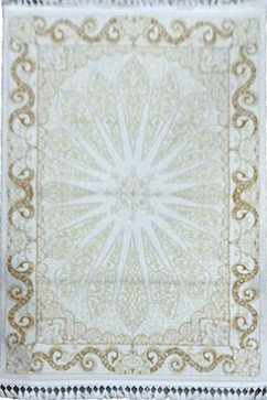 MYRAS 8603A 20771 Ковры выполнены из акрила и шерсти в изящной классике в светлых тонах с тонким рельефным узором. 242х363