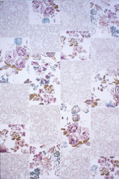 MULTI LAVINIA M051A 20818 М'який акриловий килим високої щільності в стилях печворк, вінтаж та прованс з різним забарвленням. 242х363