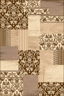 DAFFI 13033 20985 Килими з невисоким ворсом 6,5 мм. Основа ткана, вага 1,7 кг/м2, нитка - поліпропілен фрiзe. Зроблені в Україні. На підлогу в зал, коридор і кухню 242х363