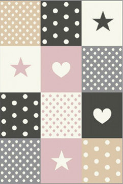 DREAM 18113 21172 Сучасні килими на тканій основі, ворс середній - 9 мм, вага 2,2 кг/м2, нитка - фрiзе. У дитячу, вітальню і спальню. Зроблені в Україні 242х363