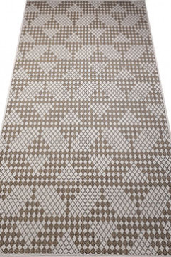 FLAT 4878 4 21191 Безворсові килимові доріжки (рогожка) - не бояться вологи, легкі в митті і чищенні 242х363