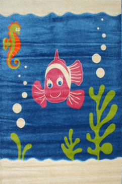 FULYA 8C95B 21331 Ідеальний килимок в дитячу кімнату з різноманітними малюнками, не викликає алергію. 242х363