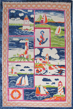 FULYA 8E38A 21332 Ідеальний килимок в дитячу кімнату з різноманітними малюнками, не викликає алергію. 242х363