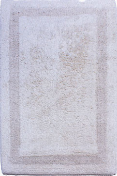 INSIDE ivory-ivory 21338 Килимок для ванної з бавовни. Відмінно поглинає вологу, створить комфорт і затишок. Можна прати в ма 242х363