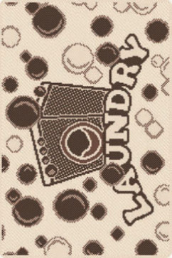 FLEX 19618 21358 Безворсовые ковры нескользящие, латексная основа. Можно стирать в стиральной машинке  242х363