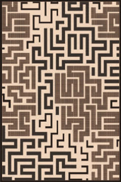 NATURALLE 19202 21366 Тонкие безворсовые ковры - циновки. Без основы, ворс 3мм, влагостойкая нить BCF. Для кухонь, коридоров, террас 242х363