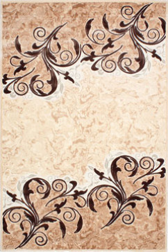 BOYUT 0008 3501 Килими з акрилу в світлих тонах.  Опуклі візерунки надають їм м'якість і хорошу теплоізоляцію. 242х363