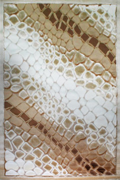 JADE K008 6029 Килими з акрилу в світлих тонах.  Опуклі візерунки надають їм м'якість і хорошу теплоізоляцію. 242х363