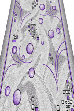 P 958 21994 Килимові доріжки на повстяній основі.  Ворс 3 мм поліамід BCF, висота 5 мм. Відріжем, оверложим 242х363