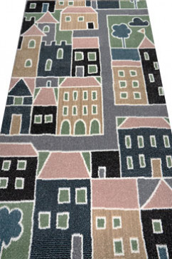 DREAM 18031 20849 Килимові доріжки на тканій основі, середній ворс 9 мм, вага 2,2 кг/м2 для дитячих, кухонь і коридорів. Зроблені в Україні. Відріжемо, зробимо оверлок 242х363