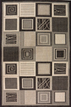 NATURALLE 911 21593 Тонкие безворсовые ковры - циновки. Без основы, ворс 3мм, влагостойкая нить BCF. Для кухонь, коридоров, террас 242х363