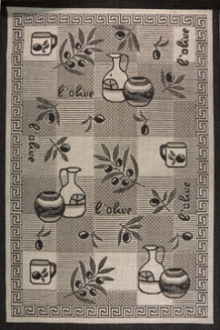 NATURALLE 955 22597 Тонкие безворсовые ковры - циновки. Без основы, ворс 3мм, влагостойкая нить BCF. Для кухонь, коридоров, террас 242х363