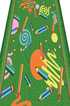 P 1127 22199 Ковровые дорожки на войлочной основе. Ворс 3мм полиамид BCF, общая высота 5 мм. Отрежем, оверложим 242х363