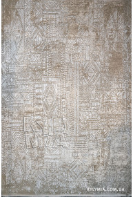 Ковер LOOTUS L005D grey white