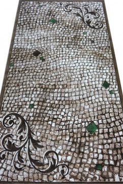 VERSAL 2538 23917 Килимові доріжки на тканій основі. Ворс 9,5 мм Heatset PP, основа - джут 100%.  Відріжем, оверложим 242х363