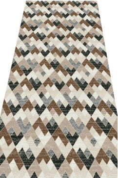 CAPPUCCINO 16053 19275 Ковровые дорожки на тканой основе, невысоким ворсом 8 мм, и весом 1,7 кг/м2. Сделаны в Украине. Отрежем, сделаем оверлок 242х363