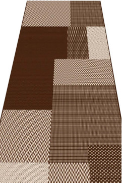 FLEX 19682 24944 Килимовi дорiжки - латексна основа, вологостійка нитка BCF. Можна прати в пральній машинці. Відріжемо, зробимо оверлок 242х363