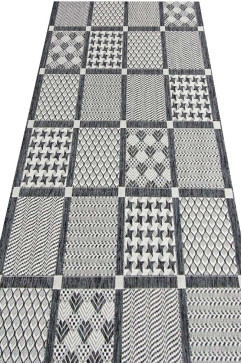 FLEX 19690 24849 Килимовi дорiжки - латексна основа, вологостійка нитка BCF. Можна прати в пральній машинці. Відріжемо, зробимо оверлок 242х363