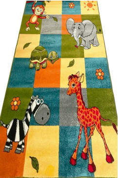 KOLIBRI 11379 23200 Ковровые дорожки на тканой основе, средний ворс 9 мм, вес 2,2 кг/м2 для детских, кухонь и коридоров. Сделаны в Украине. Отрежем, сделаем оверлок 242х363