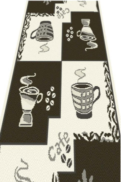 NATURALLE 950 24988 Ковровые дорожки без ворса - тонкие - 3мм, влагостойкая нить BCF. Идеальны для кухонь и коридоров. Отрежем, сделаем оверлок 242х363