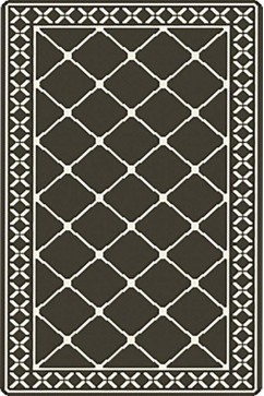 FLEX 19640 24438 Безворсовые ковры нескользящие, латексная основа. Можно стирать в стиральной машинке  242х363