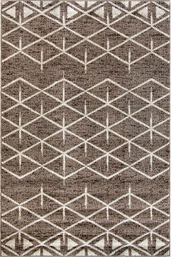 DAFFI 13036 24676 Ковры с невысоким ворсом 6,5 мм. Основа тканая, вес 1,7 кг/м2, нить - полипропилен фризе. Сделаны в Украине. На пол в зал, коридор и кухню 242х363