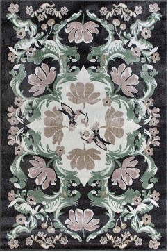 DREAM 18182 24819 Сучасні килими на тканій основі, ворс середній - 9 мм, вага 2,2 кг/м2, нитка - фрiзе. У дитячу, вітальню і спальню. Зроблені в Україні 242х363