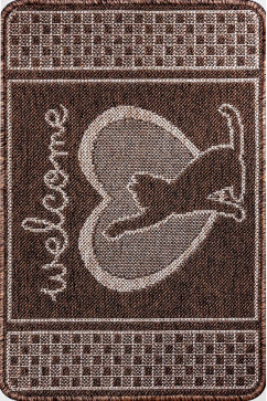 FLEX 19149 24587 Безворсовi килими - латексна основа, вологостійка нитка BCF. Можна прати в пральній машинці 242х363