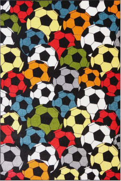 KOLIBRI 11047 22466 Современные ковры на тканой основе, ворс средний - 9 мм, вес 2,2 кг/м2, нить - фризе. В детскую, гостиную и спальню. Сделаны в Украине  242х363