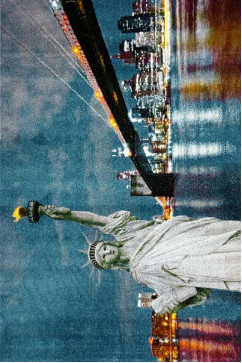 KOLIBRI 11125 24608 Сучасні килими на тканій основі, ворс середній - 9 мм, вага 2,2 кг/м2, нитка - фрiзе. У дитячу, вітальню і спальню. Зроблені в Україні 242х363