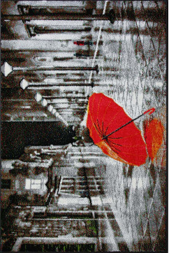 KOLIBRI 11128 24075 Современные ковры на тканой основе, ворс средний - 9 мм, вес 2,2 кг/м2, нить - фризе. В детскую, гостиную и спальню. Сделаны в Украине  242х363