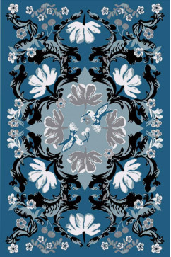 KOLIBRI 11487 24832 Современные ковры на тканой основе, ворс средний - 9 мм, вес 2,2 кг/м2, нить - фризе. В детскую, гостиную и спальню. Сделаны в Украине  242х363