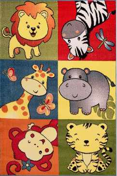 KOLIBRI 11502 24207 Современные ковры на тканой основе, ворс средний - 9 мм, вес 2,2 кг/м2, нить - фризе. В детскую, гостиную и спальню. Сделаны в Украине  242х363