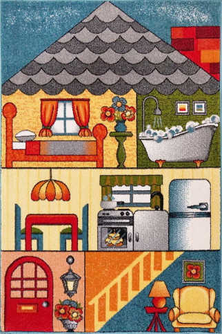 KOLIBRI 11516 22549 Современные ковры на тканой основе, ворс средний - 9 мм, вес 2,2 кг/м2, нить - фризе. В детскую, гостиную и спальню. Сделаны в Украине  322х483