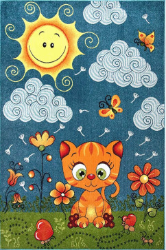 KOLIBRI 11519 23865 Современные ковры на тканой основе, ворс средний - 9 мм, вес 2,2 кг/м2, нить - фризе. В детскую, гостиную и спальню. Сделаны в Украине  242х363